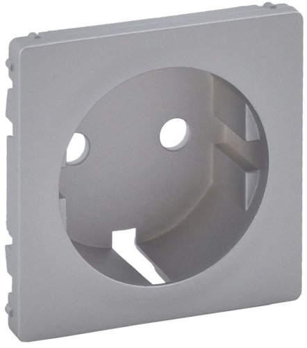 Лицевая панель Legrand Valena Life для 1-м. розетки 220В алюминий фото Лицевая панель Legrand Valena Life для 1-м. розетки 220В алюминий картинка